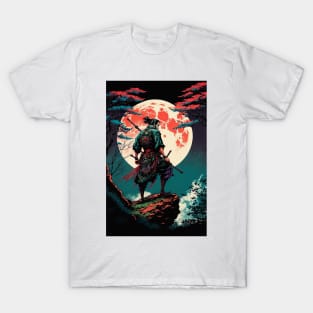 Samurai on a Cliff T-Shirt